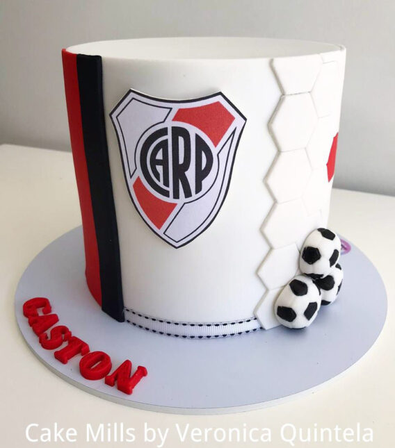 Ideas de tortas temáticas de River Plate