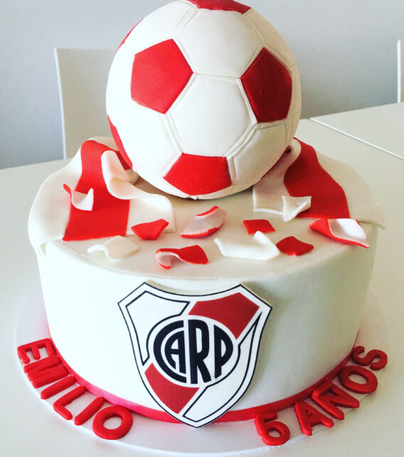 Ideas de tortas temáticas de River Plate