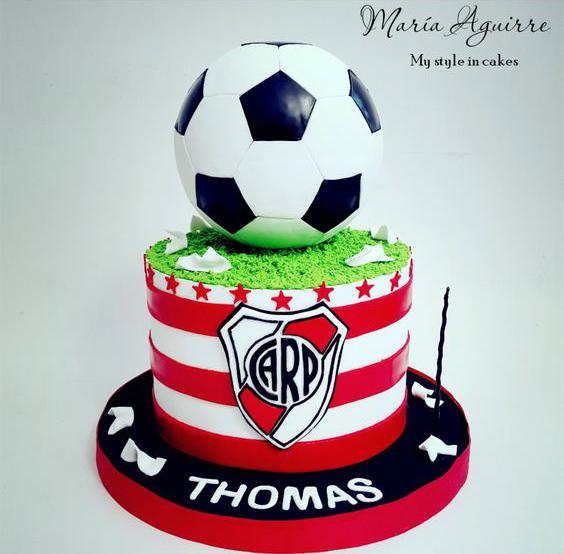 Ideas de tortas temáticas de River Plate