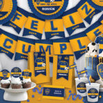 Boca Juniors en tu fiesta con nuestro kit Imprimible