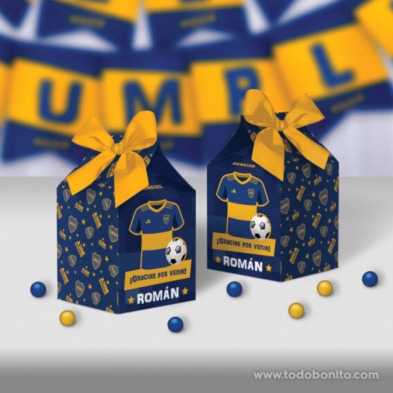 Boca Juniors en tu fiesta con nuestro kit Imprimible