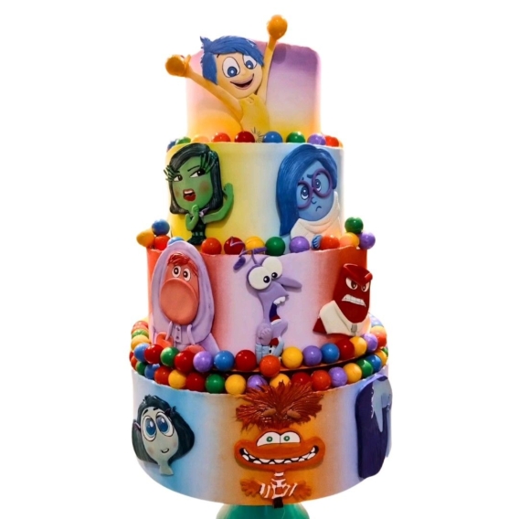 Ideas de pasteles decorados Inside Out 2