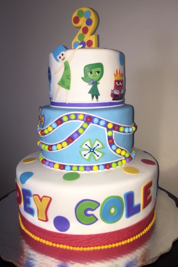 Ideas de pasteles decorados Inside Out 2