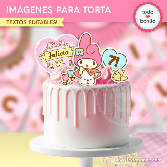 Imágenes para decorar la torta My Melody