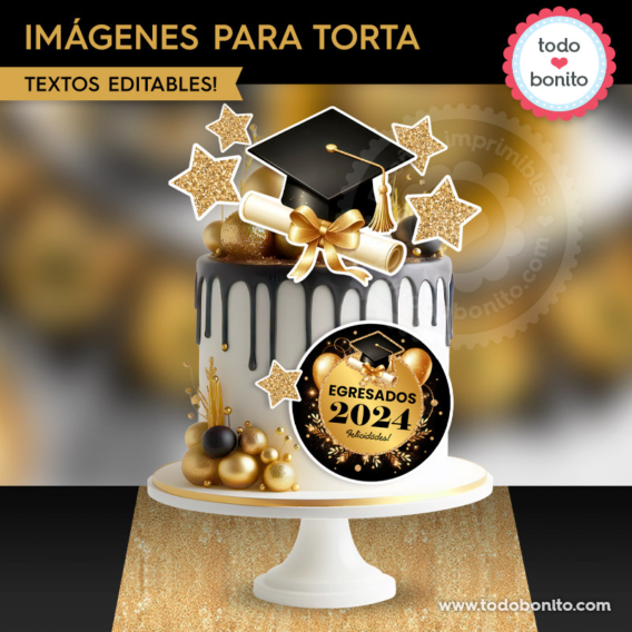 Imágenes para decorar la torta de graduación