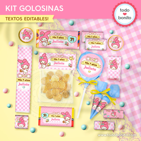 Etiquetas de dulces My Melody