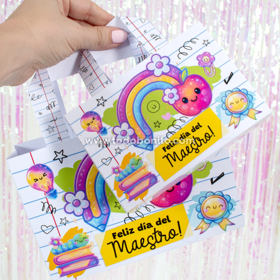 Bolsas tipo boutique — 2 tamaños para presentar tus regalos del Día del Maestro