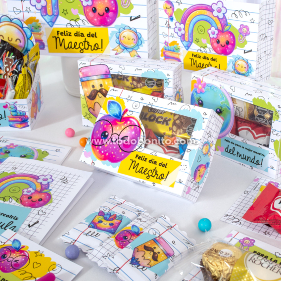 Kits imprimibles para el Día del Maestro únicos y creativos