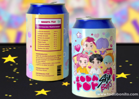 Envoltorio para lata Saja Boys Soda Pop para imprimir